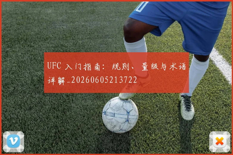 UFC 入门指南:规则、量级与术语详解_20260605213722